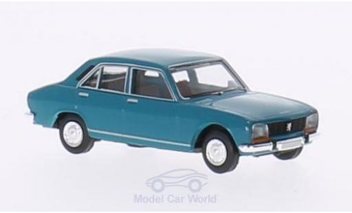 Modelauto Peugeot 504 Berline turquoise 1/87 Brekina