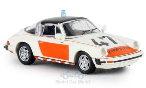 Modelauto Porsche 911 Targa G Rijkspolitie 47 1976 TD 1/87 Brekina