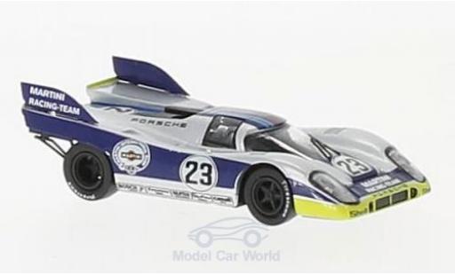 Modelauto Porsche 917 1971 K No.23 Martini Racing Team Martini 1000 Km Spa H.Marko/G.van Lennep 1/87 Brekina