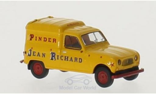 Modelauto Renault 4 L R Bestelbusje Pinder Jean Richard 1/87 Brekina