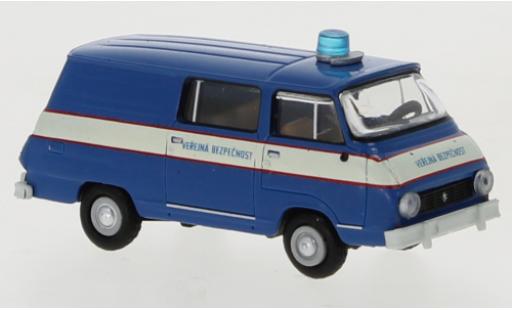 Modelauto Skoda 1203 Halbbus blauw VB 1969 1/87 Brekina