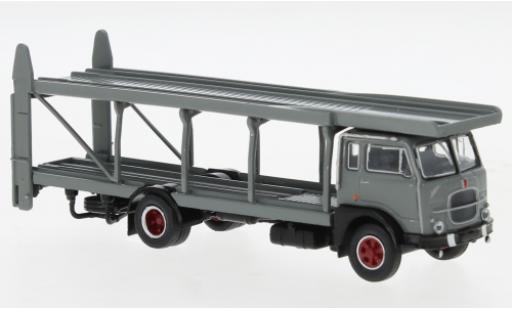 Modelauto Fiat 642 Renntransporter Starline camion de transport de voiture grijs/zwart 1962 1/87 Brekina