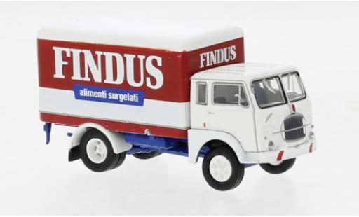 Modelauto Fiat 642 Wagon conteneur Starline Findus 1962 1/87 Brekina