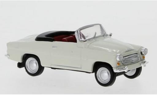 Modelauto Skoda Felicia Base Starline wit 1959 1/87 Brekina