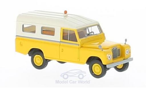Modelauto Land Rover 109 Base geel 1/18 Brekina