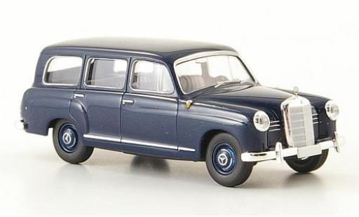 Modelauto Mercedes 180 Kombi Stationwagen (W 120) blauw 1956 zonder Vitrine 1/87 Brekina
