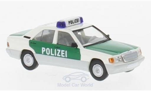Modelauto Mercedes 190 Base Politie Bremen 1/87 Brekina