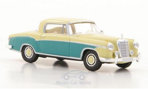 Modelauto Mercedes 220 Coupe S (W180 II) beige/groen 1/87 Brekina