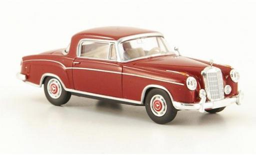 Modelauto Mercedes 220 Coupe S (W180 II) rood 1/87 Brekina
