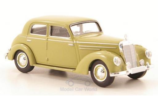 Modelauto Mercedes 220 Base (W187) beige 1/87 Brekina