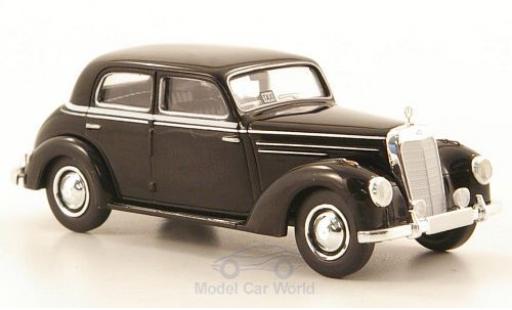 Modelauto Mercedes 220 Base (W187) zwart Taxi 1/87 Brekina