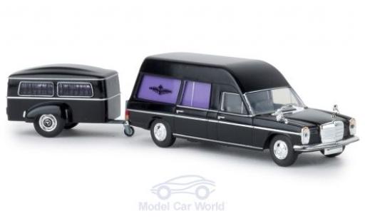 Modelauto Mercedes /8 Base Bestattungswagen met Anh&Atilde;&curren;nger 1/87 Brekina
