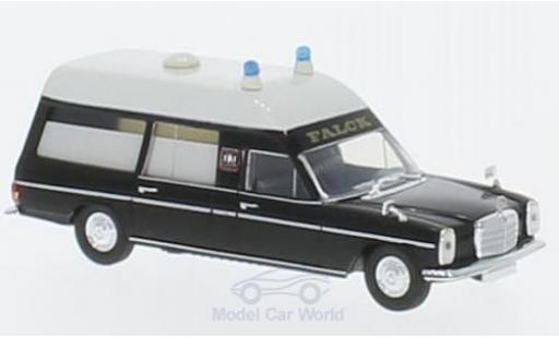 Modelauto Mercedes /8 Base KTW zwart/wit Falck 1/87 Brekina