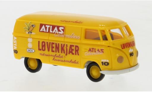 Modelauto Volkswagen T1 A bestelwagen Atlas Lovenkjaer 1950 1/87 Brekina