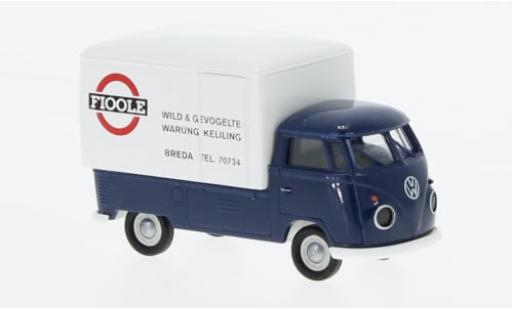 Modelauto Volkswagen T1 B Gro&Atilde;�raum-Koffer Fioole 1960 1/87 Brekina