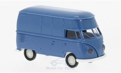 Modelauto Volkswagen T1 B Hochdak-bestelwagen blauw 1/87 Brekina