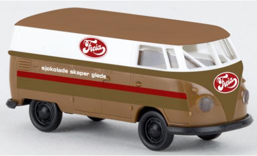 Modelauto Volkswagen T1 B bestelwagen Freia 1960 1/87 Brekina
