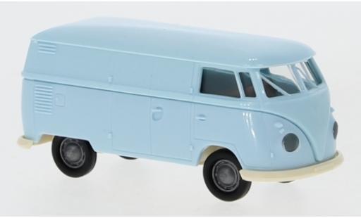 Modelauto Volkswagen T1 B bestelwagen blauw 1960 Economy 1/87 Brekina