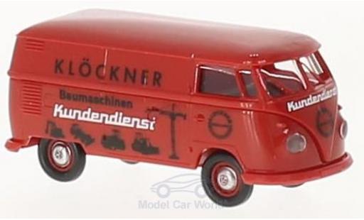 Modelauto Volkswagen T1 B bestelwagen Kl&Atilde;&para;ckner Baumaschinen 1/87 Brekina