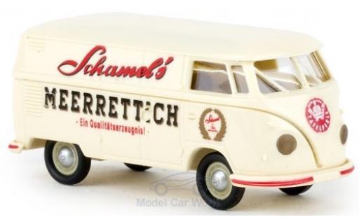 Modelauto Volkswagen T1 B bestelwagen Schamel Meerrettich 1960 1/87 Brekina