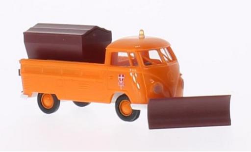 Modelauto Volkswagen T1 B laadbak Winterdienst der Stadtwerke Wien (A) 1/87 Brekina