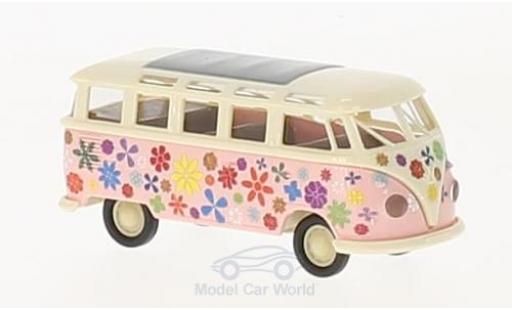 Modelauto Volkswagen T1 B Samba Flower Power 1/87 Brekina
