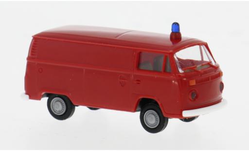 Modelauto Volkswagen T2 B bestelwagen 1973 Brandweer 1/87 Brekina