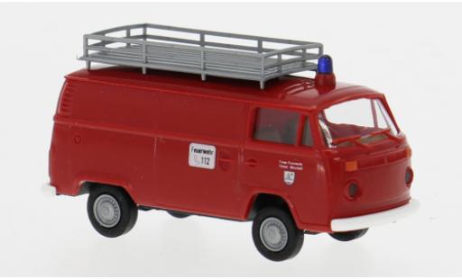 Modelauto Volkswagen T2 B bestelwagen 1973 Brandweer Titisee-Neustadt 1/87 Brekina