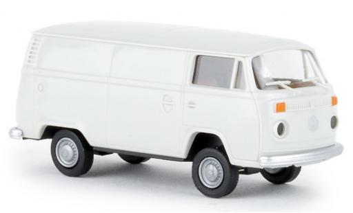 Modelauto Volkswagen T2 B bestelwagen grijs 1972 1/87 Brekina