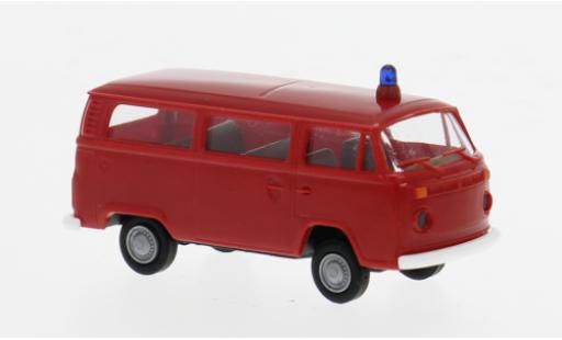 Modelauto Volkswagen T2 B Stationwagen 1973 Brandweer 1/87 Brekina