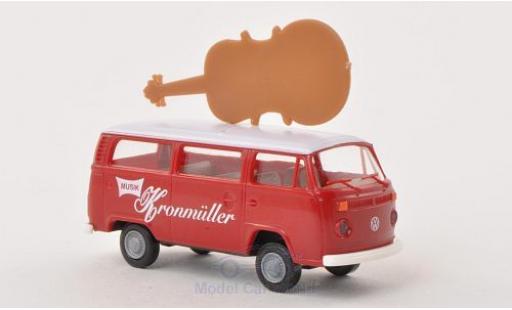 Modelauto Volkswagen T2 Base Musik Kronm&Atilde;&frac14;ller Stationwagen 1/87 Brekina