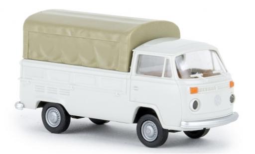 Modelauto Volkswagen T2 B laadbak grijs 1972 1/87 Brekina