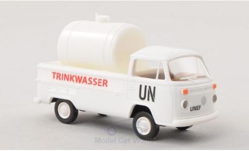 Modelauto Volkswagen T2 Base UN - Trinkwasser met Ladegut 1/87 Brekina