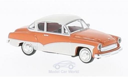 Modelauto Wartburg 311 Coupe roze/wit 1/87 Brekina