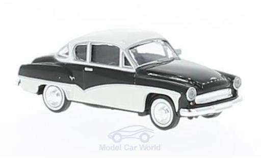Modelauto Wartburg 311 Coupe zwart/wit 1/87 Brekina