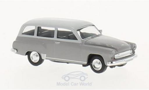 Modelauto Wartburg 311 Kombi Stationwagen grijs/grijs 1/87 Brekina