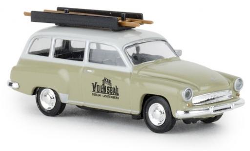 Modelauto Wartburg 311 Kombi Stationwagen VEB Volksbau 1965 1/87 Brekina