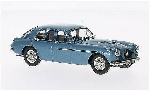 Bristol 405 berline 1/43 Brooklin metallic blauw 1955 modelauto