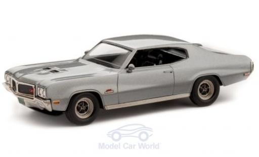 Modelauto Buick GS Coupe 455 Hardtop metallic grijs 1970 1/43 Brooklin