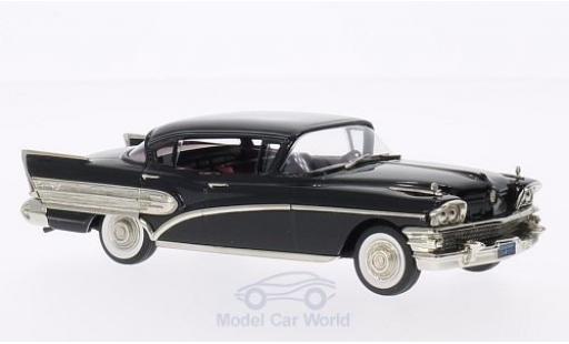 Modelauto Buick Roadmaster Coupe 75 Hardtop zwart 1958 1/43 Brooklin