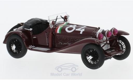 Modelauto Alfa Romeo 1750 gs zagato RHD No.84 Mille Miglia 1930 T. Nuvolari/G-B.Guidotti 1/43 Brumm
