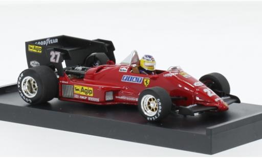 Modelauto Ferrari 126 C4 turbo No.27 formule 1 GP Belgique 1984 1/43 Brumm