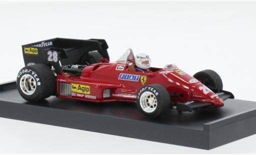 Modelauto Ferrari 126 C4 turbo No.28 formule 1 GP Belgique 1984 1/43 Brumm