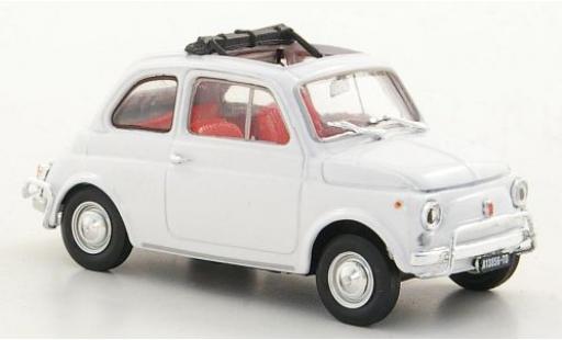 Modelauto Fiat 500 L wit 1968 1/43 Brumm
