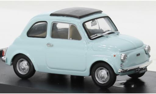 Modelauto Fiat 500 R blauw clair 1972 1/43 Brumm