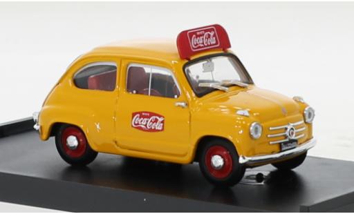 Modelauto Fiat 600 Berlina Serie 1 Coca Cola 1960 1/43 Brumm