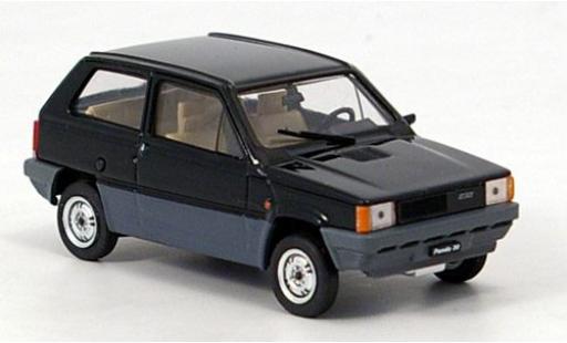 Modelauto Fiat Panda 30 zwart 1980 1/43 Brumm