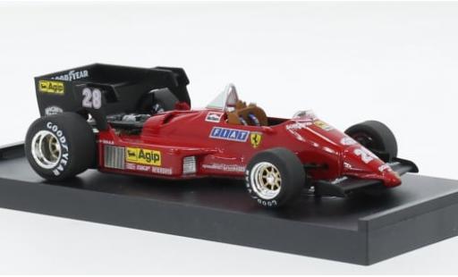 Modelauto Ferrari 126 C4 turbo No.28 formule 1 GP Belgien 1984 1/43 Brumm
