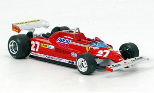 Modelauto Ferrari 126 CK Turbo No.27 Scuderia formule 1 GP Italien 1981 G.Villeneuve 1/43 Brumm