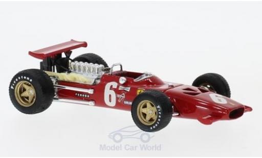 Modelauto Ferrari 312 F1 No.6 formule 1 GP Frankreich 1969 C.Amon 1/43 Brumm
